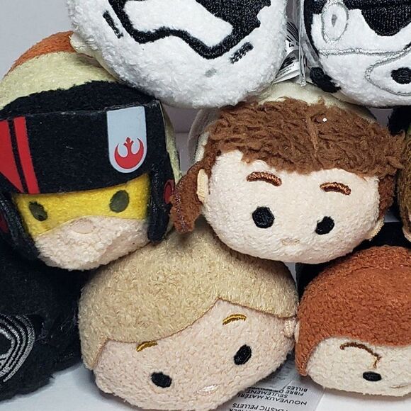 Star Wars Tsum Tsum Plush Figures Stuffed 10 Piece Character Bundle Set NEW - Picture 6 of 10